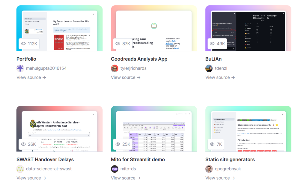 Streamlit : 데이터 사이언티스트가 사랑하는 Python 대시보드 오픈소스